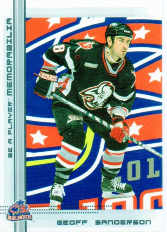 NHL 2000-01 BAP Memorabilia - No 38 - Geoff Sanderson