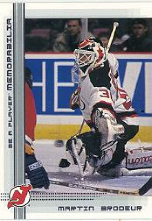 NHL 2000-01 BAP Memorabilia - No 40 - Martin Brodeur