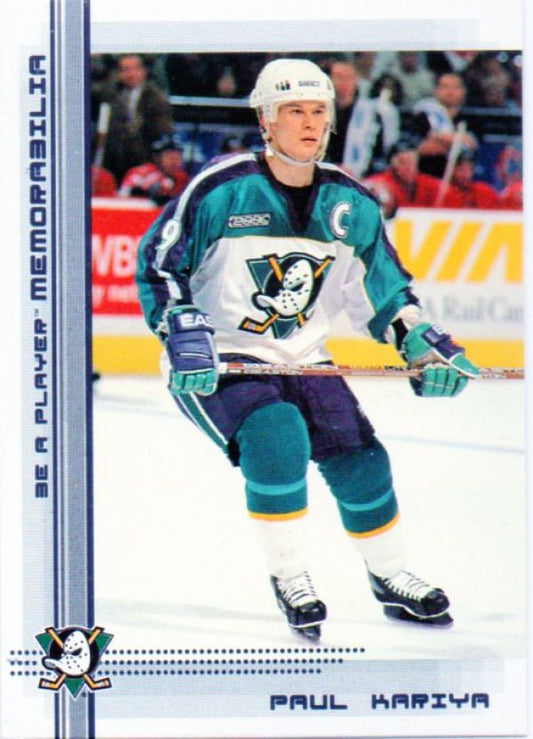 NHL 2000-01 BAP Memorabilia - No 89 - Paul Kariya