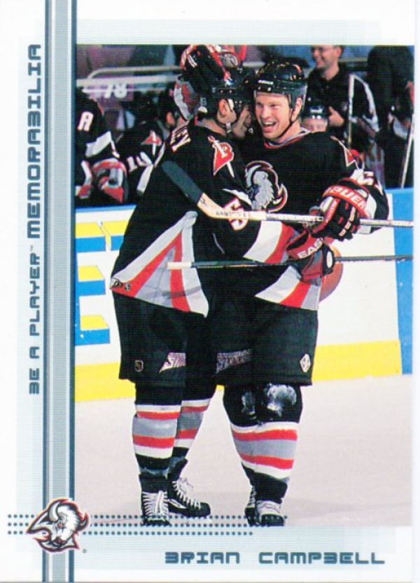 NHL 2000-01 BAP Memorabilia - No 92 - Brian Campbell