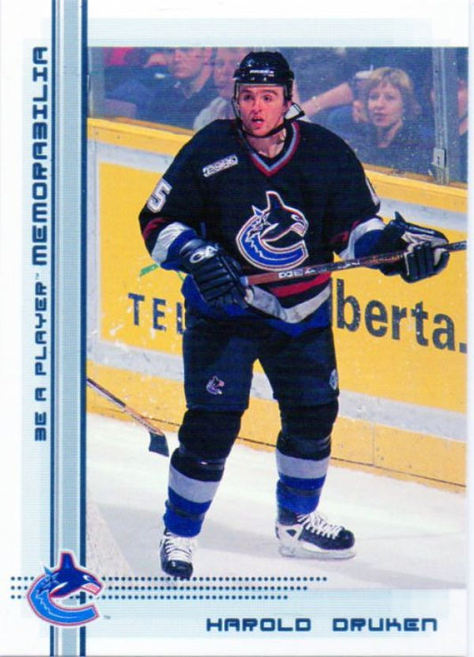 NHL 2000-01 BAP Memorabilia - No 137 - Harold Druken