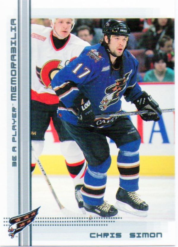 NHL 2000-01 BAP Memorabilia - No 172 - Chris Simon