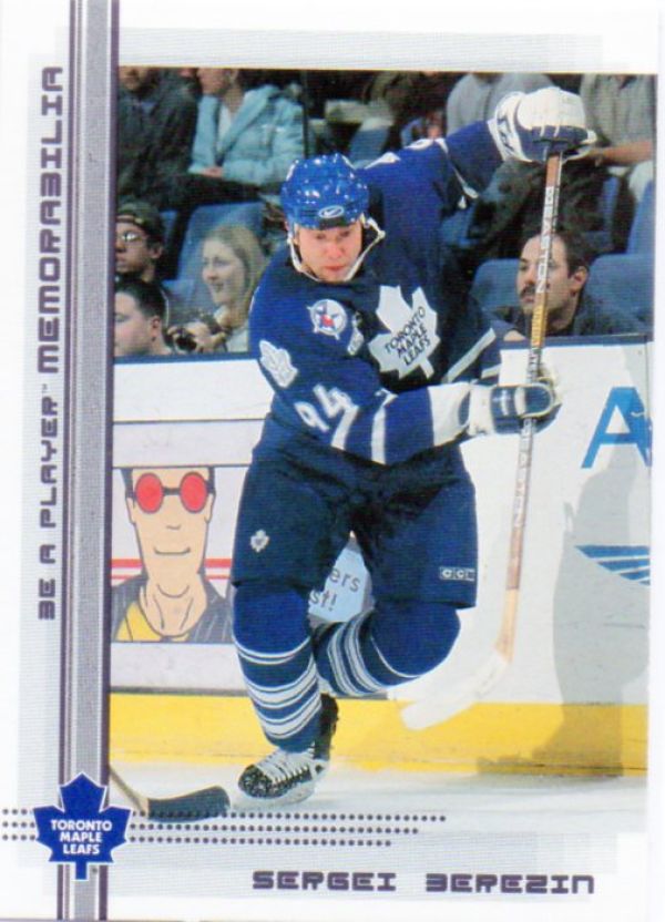 NHL 2000-01 BAP Memorabilia - No 205 - Sergei Berezin