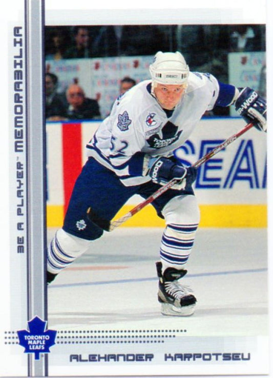 NHL 2000-01 BAP Memorabilia - No 213 - Alexander Karpotsev