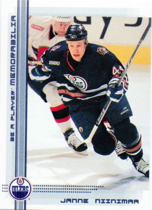 NHL 2000-01 BAP Memorabilia - No 282 - Janne Niinimaa