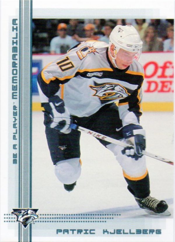 NHL 2000-01 BAP Memorabilia - No 301 - Patric Kjellberg