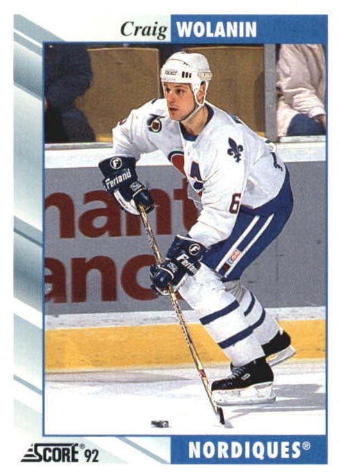 NHL 1992 / 93 Score - No 21 - Craig Wolanin