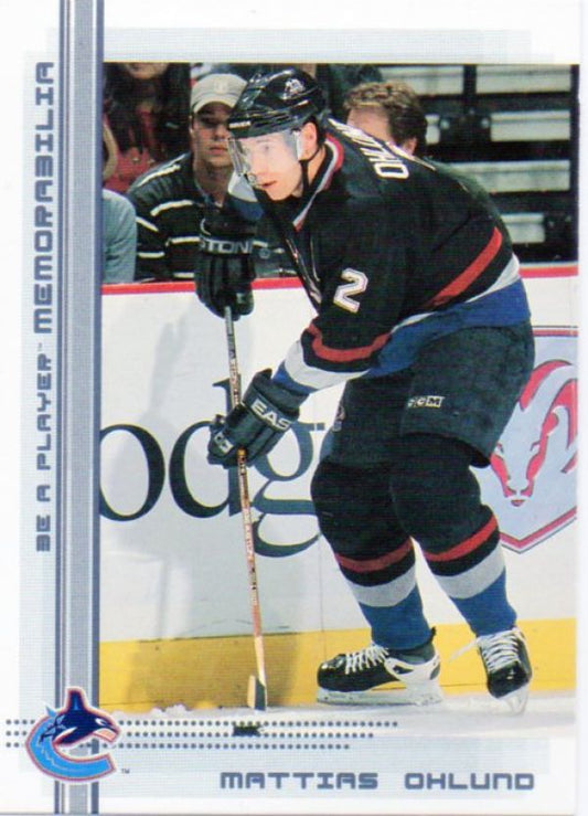 NHL 2000-01 BAP Memorabilia - No 329 - Mattias Ohlund