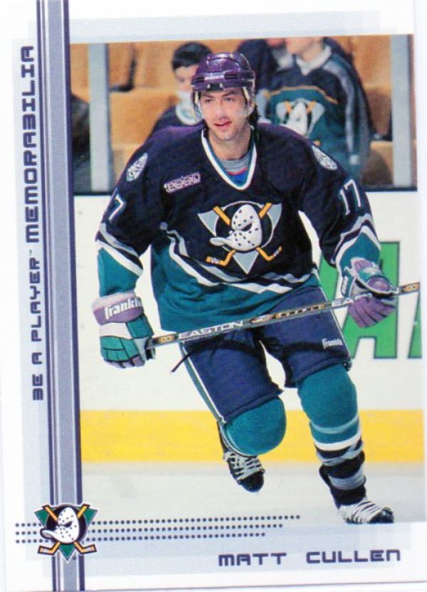 NHL 2000-01 BAP Memorabilia - No 357 - Matt Cullen