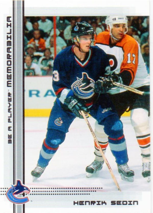 NHL 2000-01 BAP Memorabilia - No 496 - Henrik Sedin