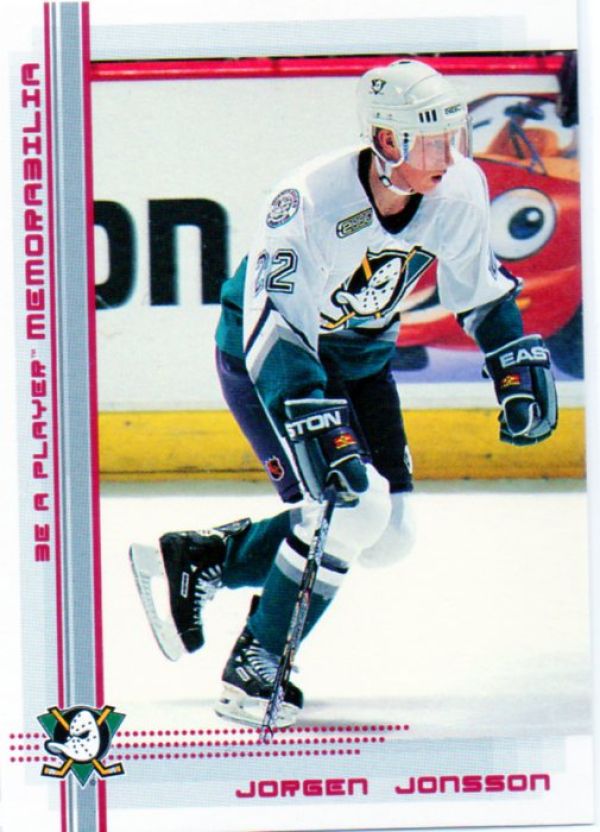 NHL 2000-01 BAP Memorabilia Ruby - No 225 - Jorgen Jonsson