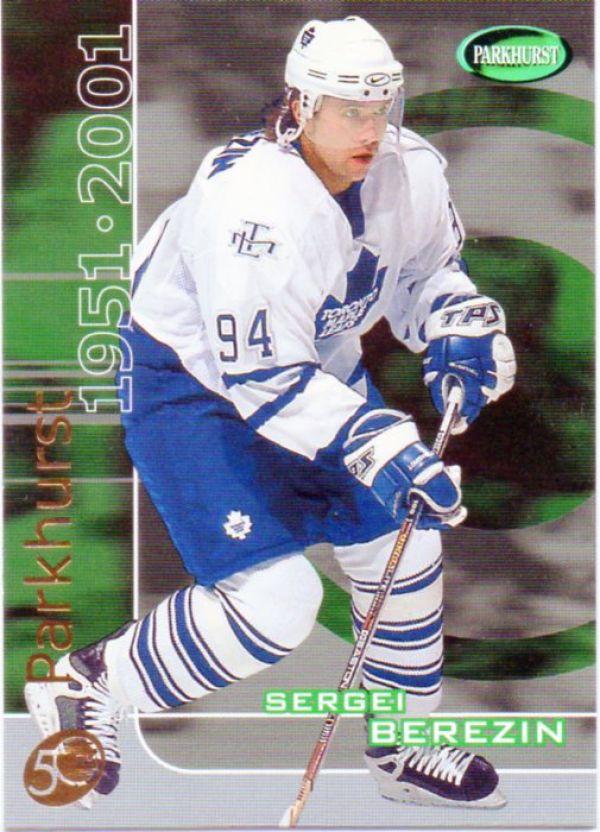 NHL 2000-01 BAP Parkhurst 2000 - No P-182 - Sergei Berezin