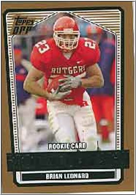 NFL 2007 Topps Draft Picks & Prospects - No 106 - Brian Leonard