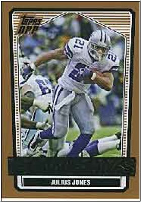 NFL 2007 Topps Draft Picks & Prospects - No 10 - Julius Jones