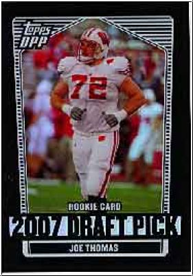 NFL 2007 Topps Draft Picks &amp; Prospects - No 115 - Joe Thomas