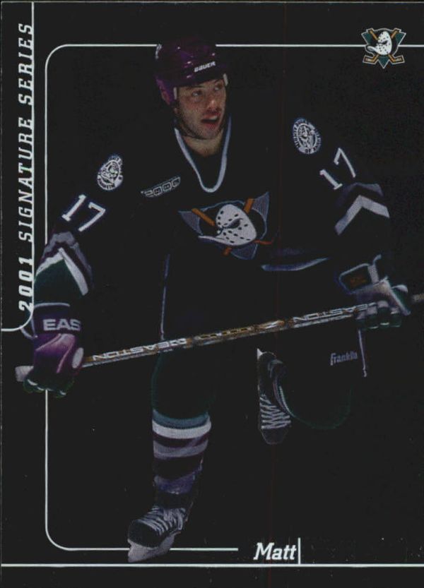 NHL 2000-01 BAP Signature Series - No 32 - Matt Cullen