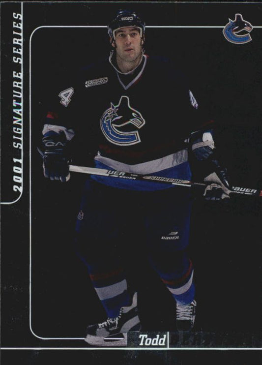 NHL 2000-01 BAP Signature Series - No 81 - Todd Bertuzzi