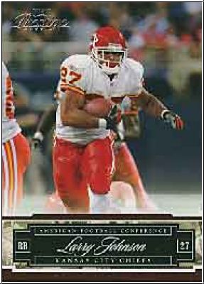 NFL 2007 Playoff Prestige - No 75 - Larry Johnson