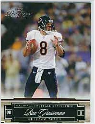 NFL 2007 Playoff Prestige - No. 29 - Rex Grossman