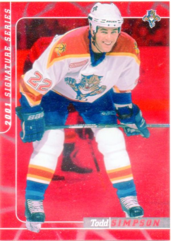 NHL 2000-01 BAP Signature Series Ruby - No 93 - Simpson