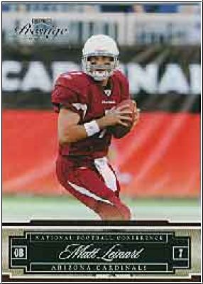 NFL 2007 Playoff Prestige - No 4 - Matt Leinart