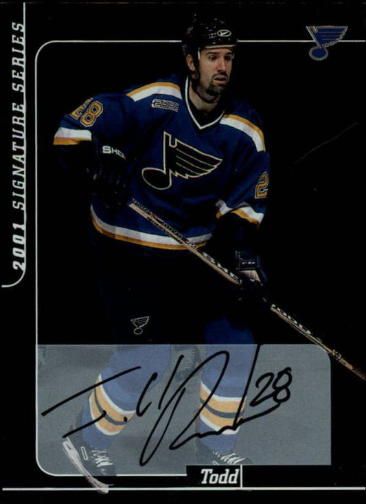 NHL 2000-01 BAP Signature Series Autographs - No 23 - Reirden