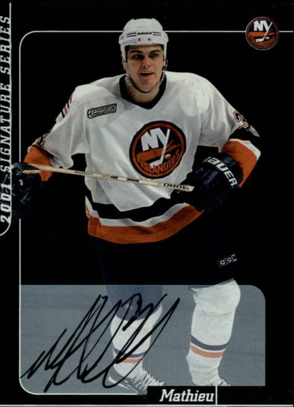 NHL 2000-01 BAP Signature Series Autographs - No 50 - Biron