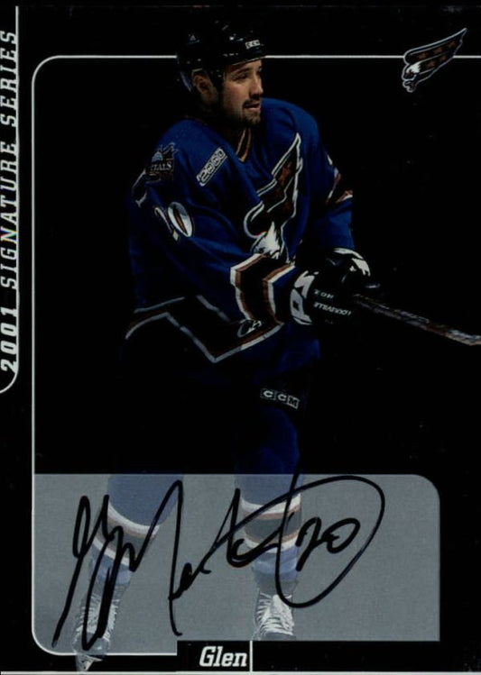 NHL 2000-01 BAP Signature Series Autographs - No 101 - Metropolit