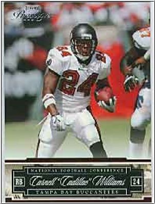 NFL 2007 Playoff Prestige - No 138 - Carell "Cadillac" Williams