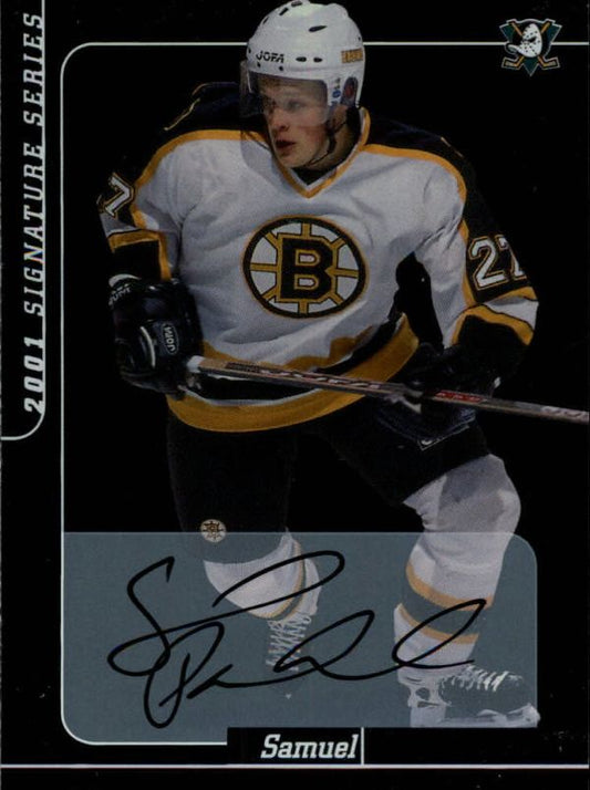 NHL 2000-01 BAP Signature Series Autographs - No 225 - Pahlsson