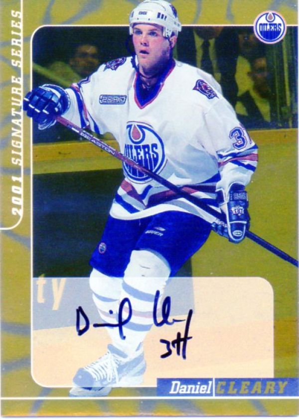 NHL 2000-01 BAP Signature Series Autographs Gold - No 29 - Daniel Cleary