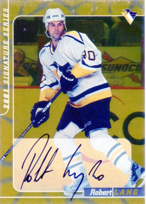 NHL 2000-01 BAP Signature Series Autographs Gold - No 65 - Robert Lang