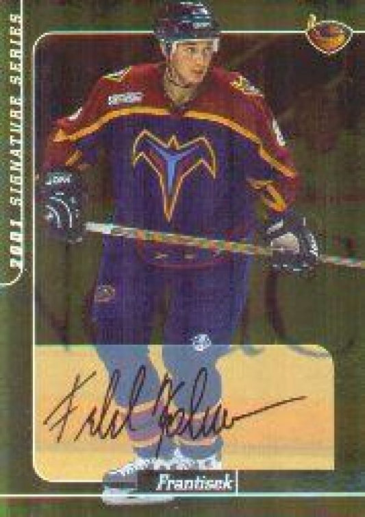 NHL 2000-01 BAP Signature Series Autographs Gold - No 69 - Frantisek Kaberle