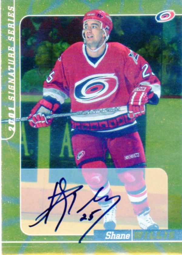 NHL 2000-01 BAP Signature Series Autographs Gold - No 72 - Shane Willis