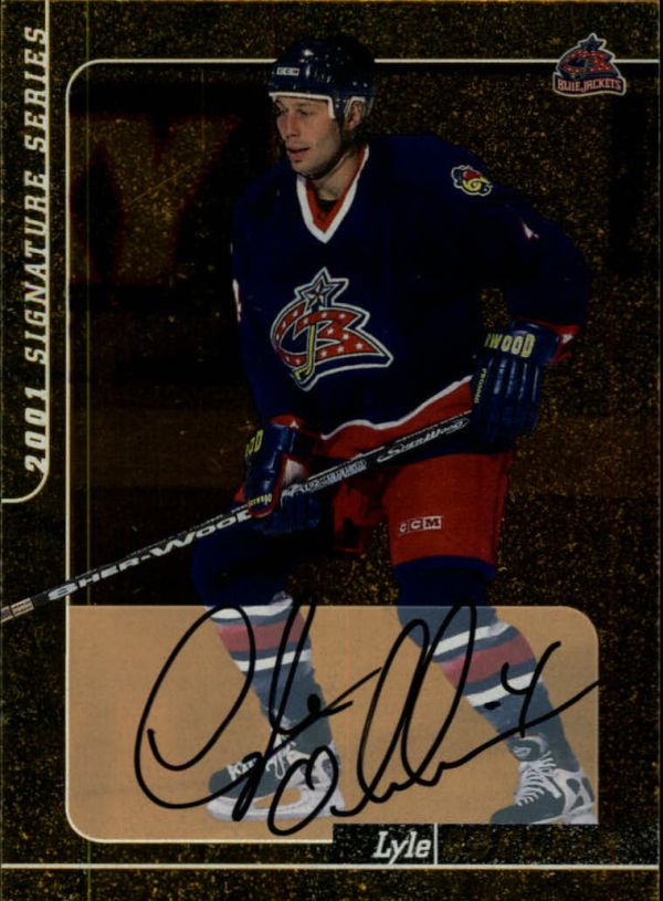 NHL 2000-01 BAP Signature Series Autographs Gold - No 88 - Lyle Odelein