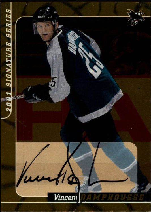 NHL 2000-01 BAP Signature Series Autographs Gold - No 108 - Vincent Damphousse