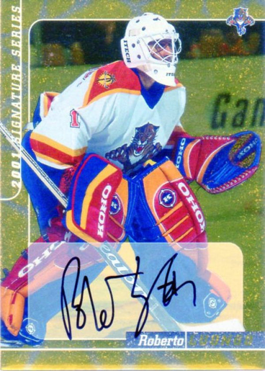 NHL 2000-01 BAP Signature Series Autographs Gold - No 204 - Roberto Luongo