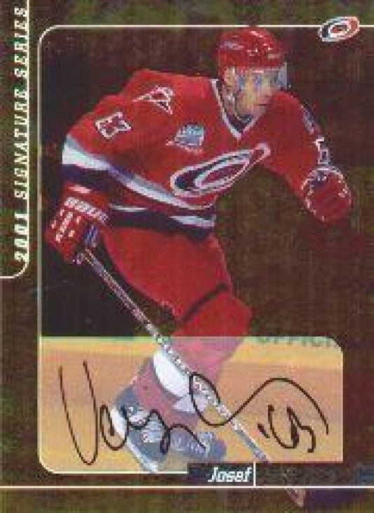 NHL 2000-01 BAP Signature Series Autographs Gold - No 226 - Josef Vasicek