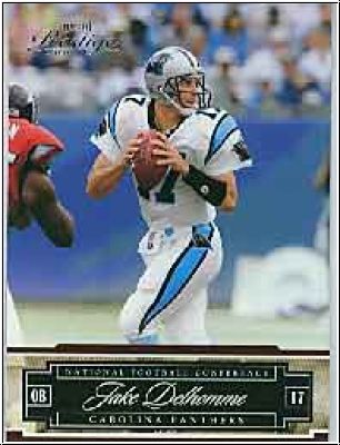 NFL 2007 Playoff Prestige - No 22 - Jake Delhomme