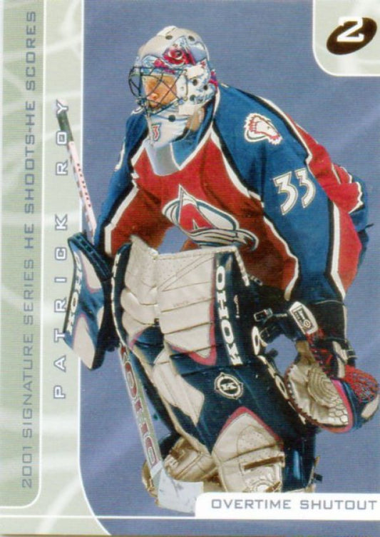 NHL 2000-01 BAP Signature Series He Shoots - He Scores Points - No 16 - Patrick Roy