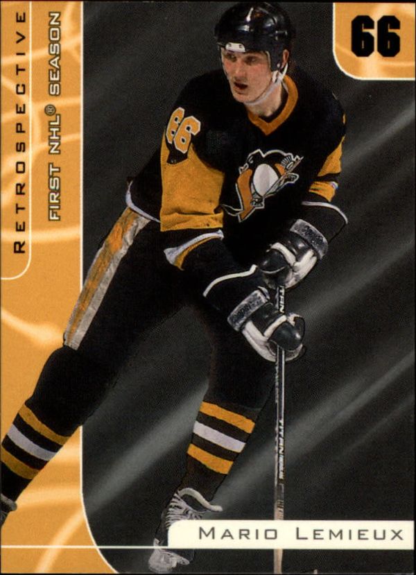 NHL 2000-01 BAP Signature Series Mario Lemieux Retrospectives - No R-14 - Mario Lemieux