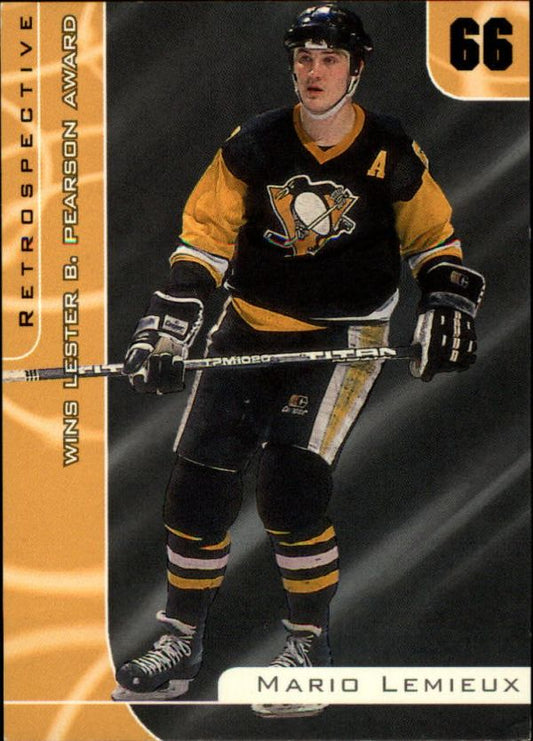 NHL 2000-01 BAP Signature Series Mario Lemieux Retrospectives - No R-05 - Mario Lemieux