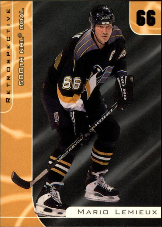 NHL 2000-01 BAP Signature Series Mario Lemieux Retrospectives - No R-14 - Mario Lemieux