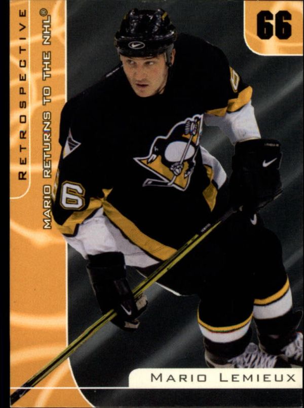 NHL 2000-01 BAP Signature Series Mario Lemieux Retrospectives - No R-14 - Mario Lemieux