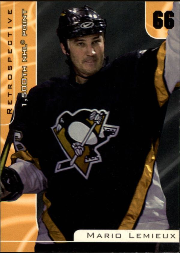 NHL 2000-01 BAP Signature Series Mario Lemieux Retrospectives - No R-14 - Mario Lemieux