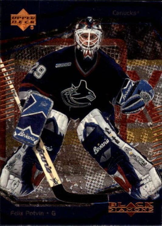 NHL 2000-01 Black Diamond - No 58 - Felix Potvin