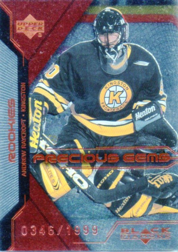 NHL 2000-01 Black Diamond - No 71 - Andrew Raycroft