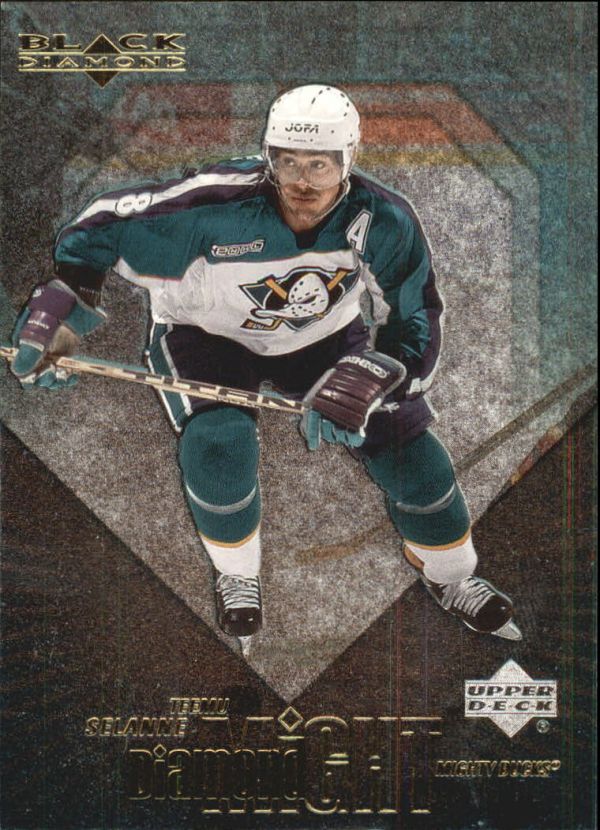 NHL 2000-01 Black Diamond Diamond Might - No FP1 - Teemu Selanne