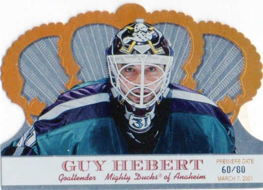 NHL 2000-01 Crown Royale Premiere Date - No 1 - Hebert