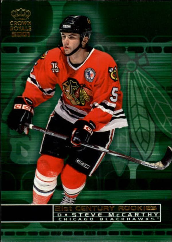 NHL 2000-01 Crown Royale 21st Century Rookies - No 6 - Steve McCarthy